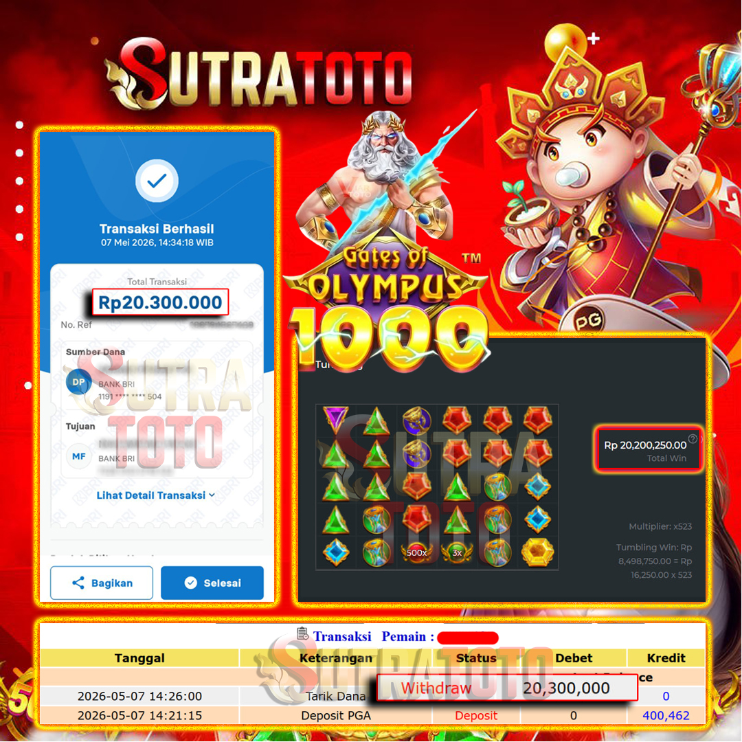 Bukti Jackpot